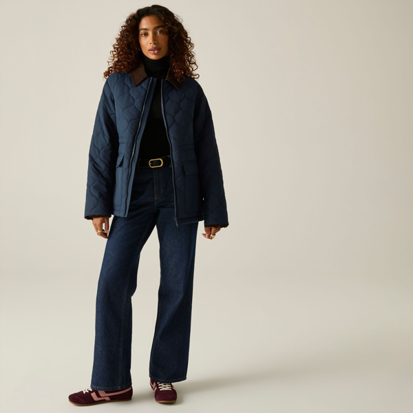Regatta Womens Amira Quilted Padded Jacket - Navy
