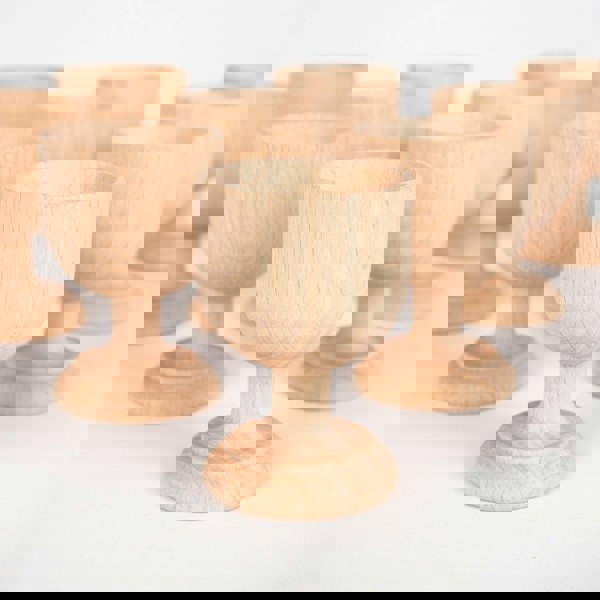 tickit Natural Wooden Egg Cups