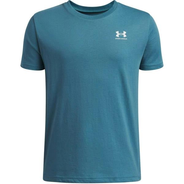 Under Armour Boys Logo Short-Sleeved T-Shirt - Blue - 