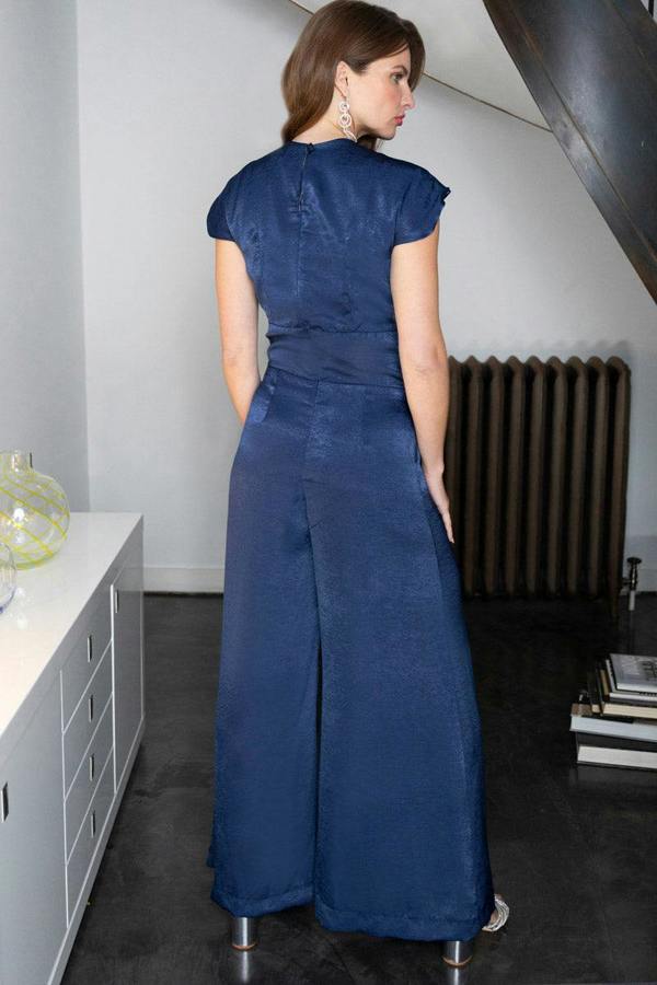 HotSquash Velvet Satin Jumpsuit