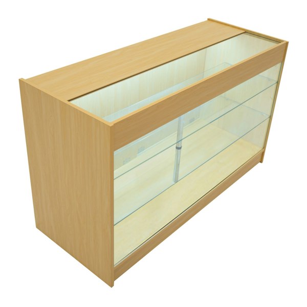 Monstershop LED Retail Shop Counter K1500 - Maple
