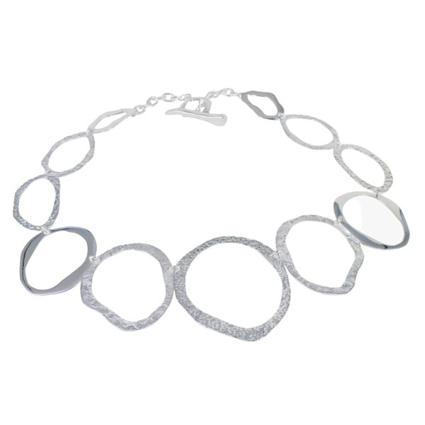 Pebbles Sterling Silver Necklace - Reeves & Reeves