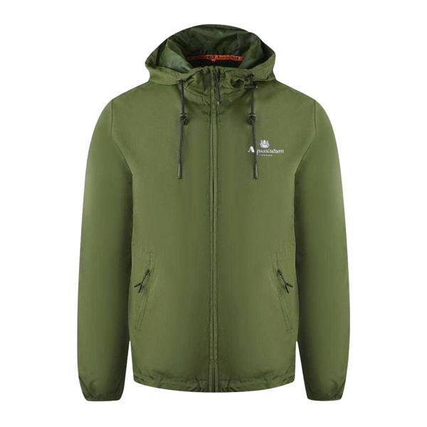 Aquascutum Mens Active London Windstopper Logo Soft Shell Jacket - Green - 