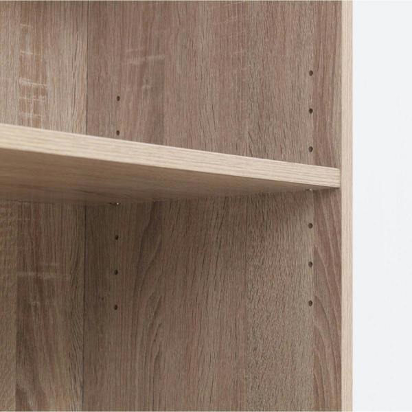 Timber Art Design 3 Tier Medium Narrow Bookcase Shelving Unit Living Room Office Bedroom