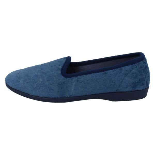 Spot On Ladies Spot On Flat Casual Slipper Shoes