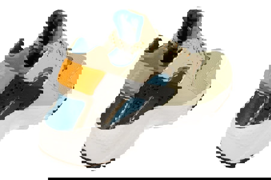 Nike Huarache Run GS Trainers Dv7139  100 - Light Stone Kumquat Black 100 - Photo 3