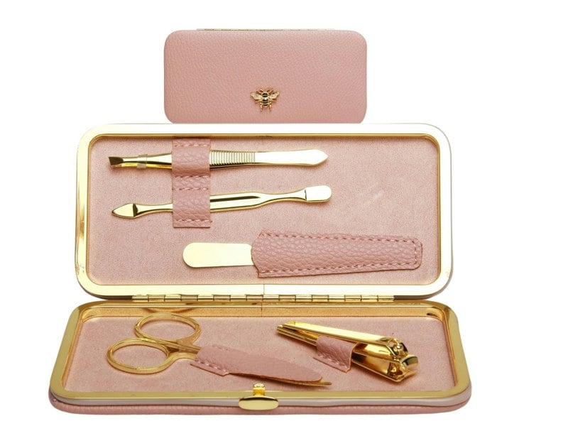 Alice Wheeler Bee 5-Piece Stainless Steel Manicure Set