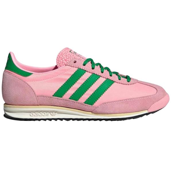 Adidas SL 72 OG Glow Pink Green Core Black Trainers UK 3.5