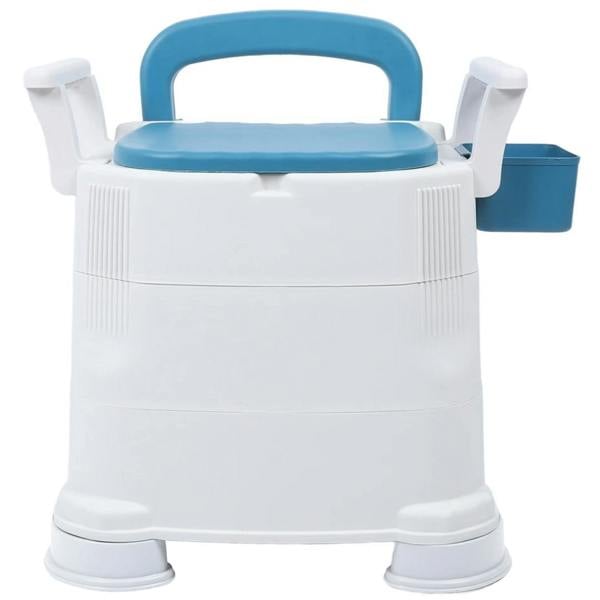 Havendro Mobile Adult Bedside Commode Toilet With Detachable Armrests Odorless Design