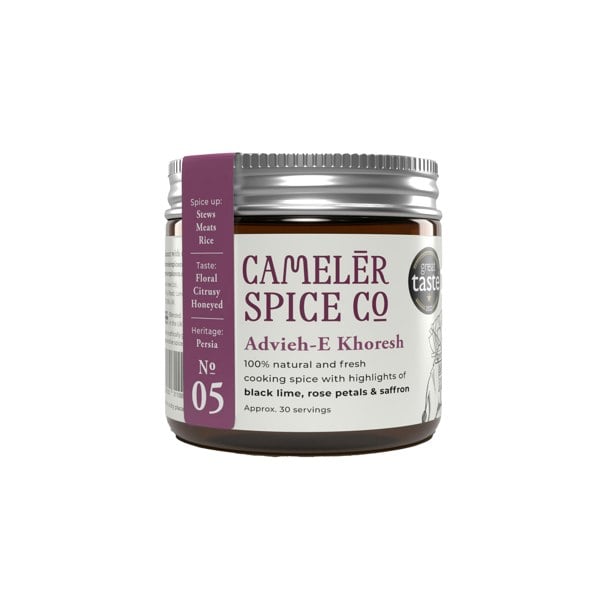 Camelēr Spice Co. Advieh-E Khoresh - Saffron Infused Persian All-Purpose Spice Blend