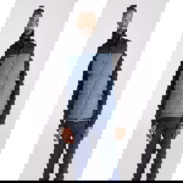 Mountain Warehouse Mens Rock Borg Padded Gilet - Grey