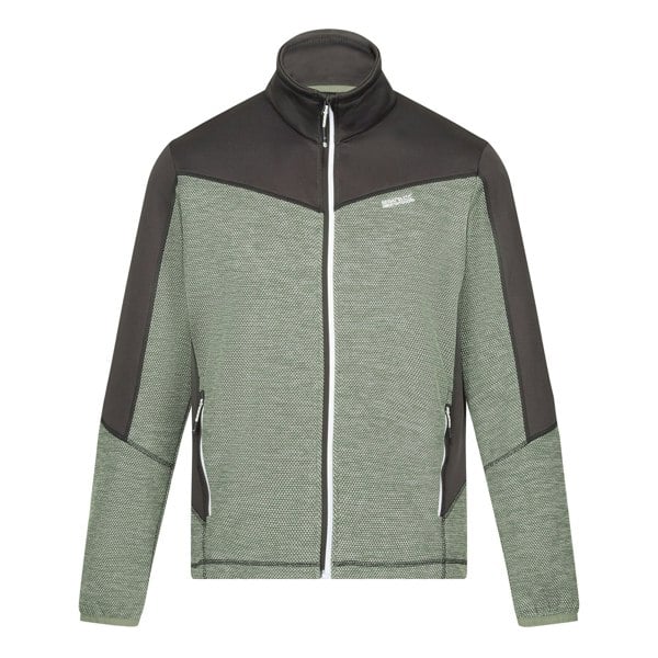 Regatta Mens Highton IV Full Zip Fleece Jacket - Agave Green/Ash