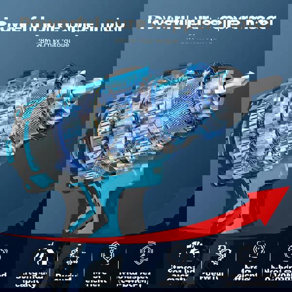 Traderight Cordless Drill Combi Driver Electric Screwdriver Set 2.0Ah Battery