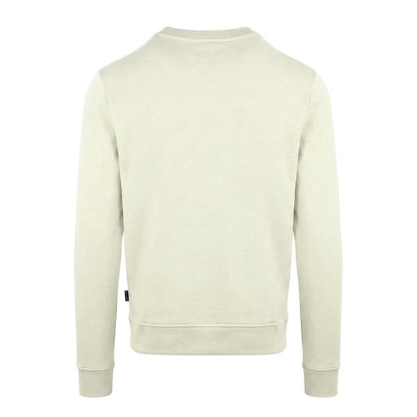 Aquascutum Mens Ribbed Collar Sweatshirt - Butter - 