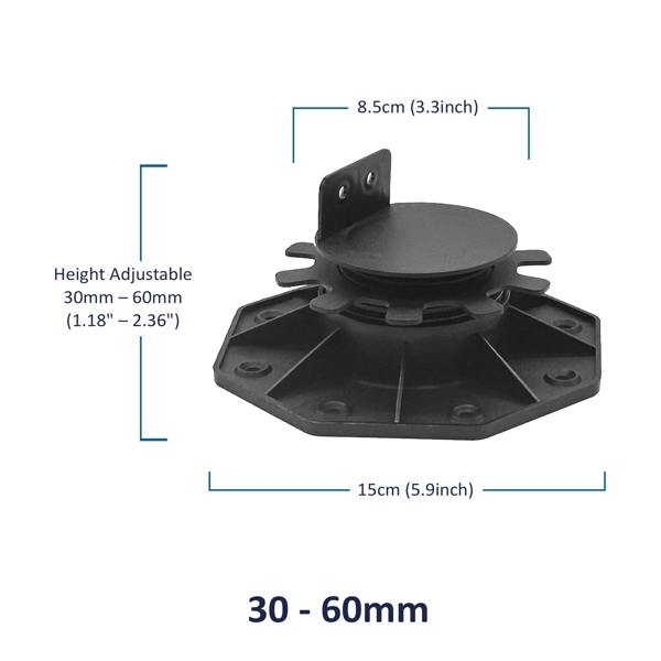 Nicoman Adjustable Pedestals Riser for Joist