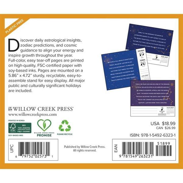 Astrology Desk Calendar 2027, Desk Calendars, Day To View, Lifestyle, Gift
