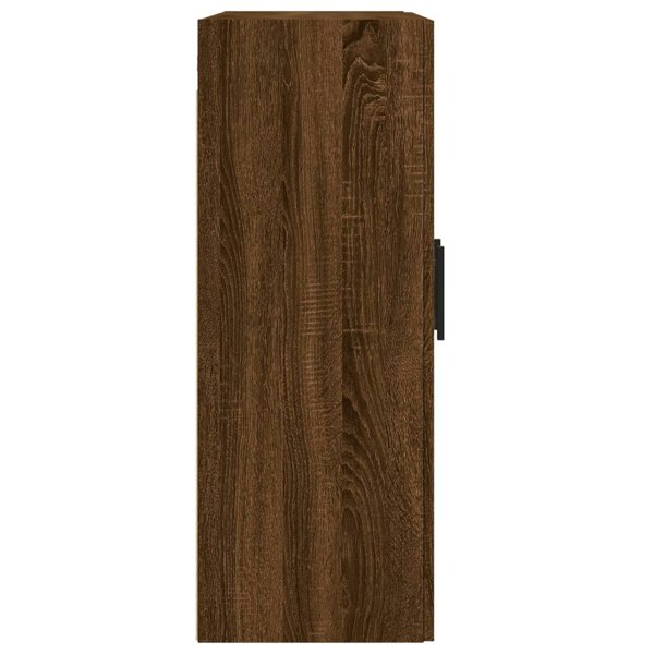 Berkfield Wall Mounted Cabinet Brown Oak 69.5x34x90 cm Engineered Wood