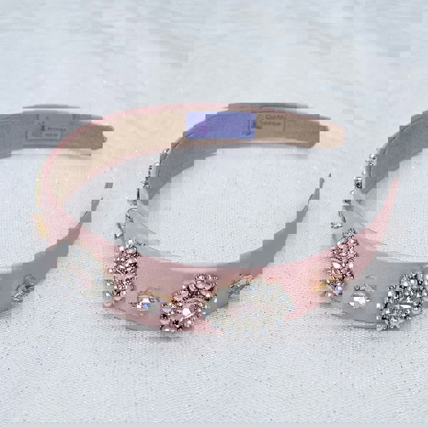 Pink Headband with Pearls Pink Jewelled Headband