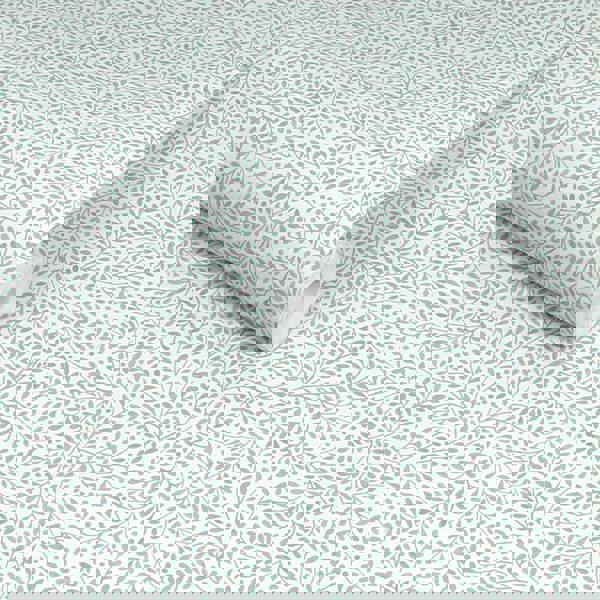 Joules Willow Leaf Wallpaper | Duck Egg Blue