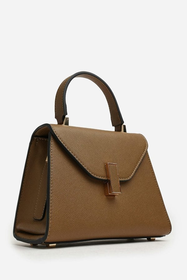 Where's That From Mareas Elegant Top Handle Shoulder Bag In Brown