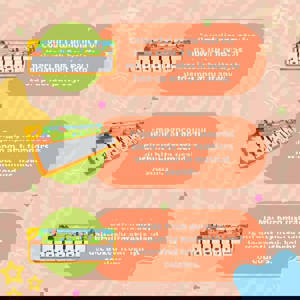 Little Star Piano Farm Mat