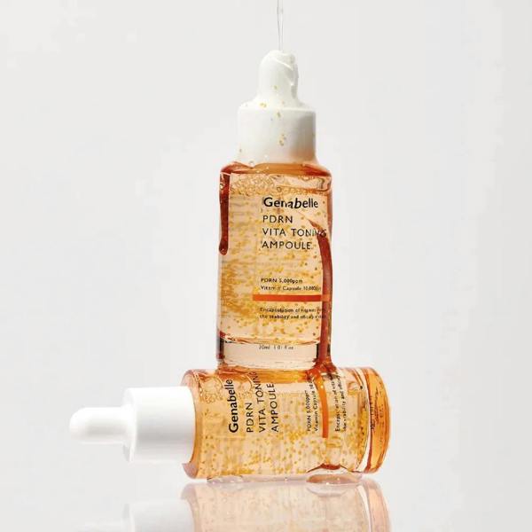 Genabelle VITA ampoule for hyperpigmentation, dullness, and loss of firmness – Intensive PDRN-based brightening treatment from Atelier De Glow UK.