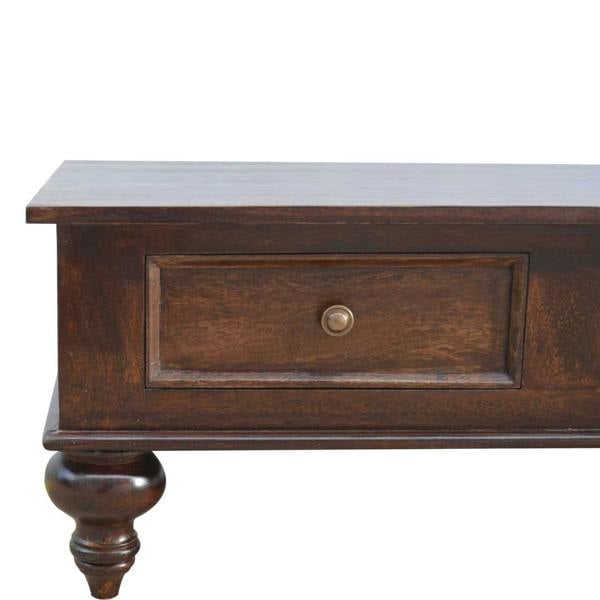 Artisan Furniture Turned 4 Drawer Coffee Table