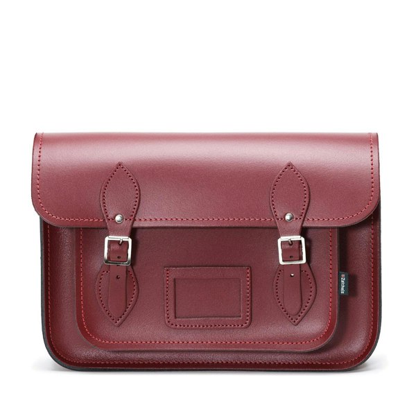 Oxblood Leather Satchel - Satchel - Zatchels