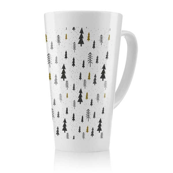 Benjamin Tate Design Winter Graphic Dining Latte Mug