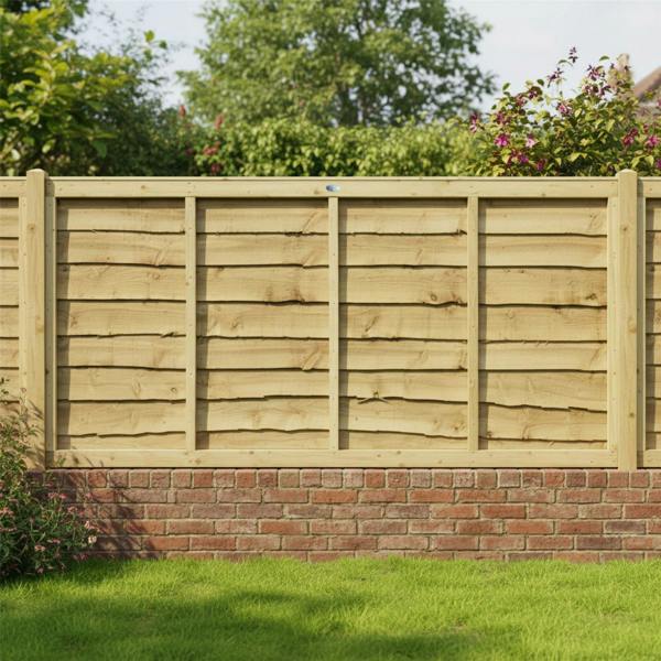 3 pack fence panel premier lap [w.6ft x h.3ft] 1