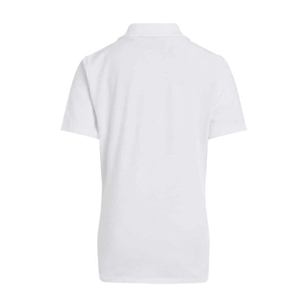 Calvin Klein Boys Regular Short-Sleeved Polo Shirt - White - 