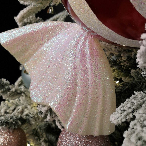 Samuel Alexander 50cm Red and White Stripe Hanging Christmas Candy Bauble Decoration