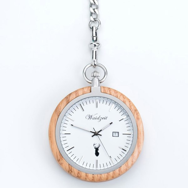 Waidzeit Oak Pocket Watch