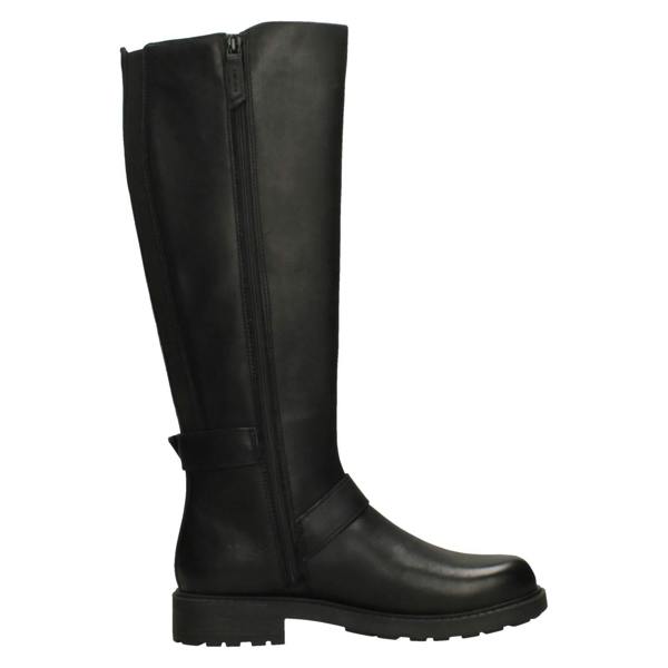 Clarks Ladies Clarks Buckle Detail Knee High Boots Orinoco2 Tall