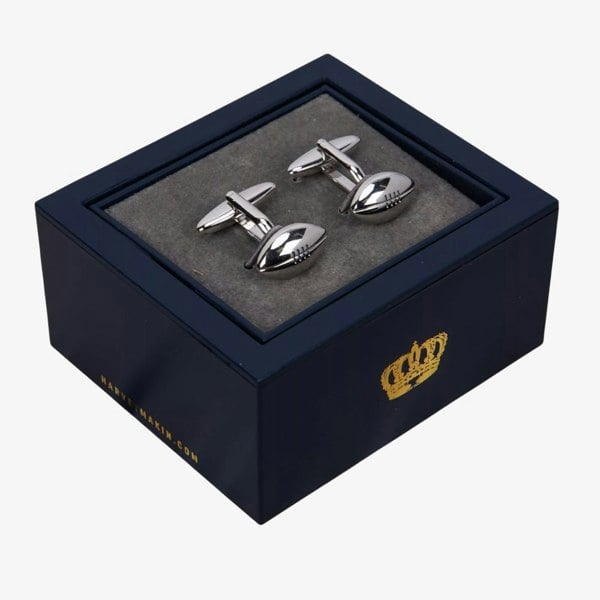 T. H. Baker Harvey Makin Rugby Ball Cufflinks CL218