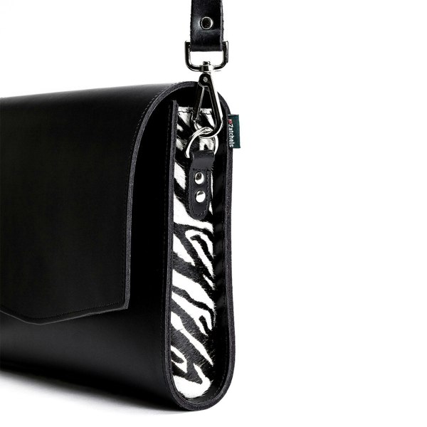 Zebra Leather Clutch - Clutch Bag - Zatchels