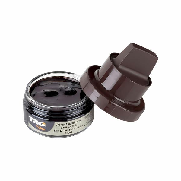 TRG Self Shine Renovating Shoe Cream With Sponge for Instant Shine 50ml