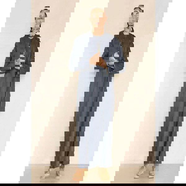 110_thobe_Grey_L - 56, 110_thobe_Grey_M - 54, 110_thobe_Grey_S - 52, 110_thobe_Grey_XL - 58, 110_thobe_Grey_XXL - 60