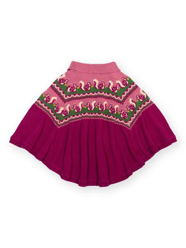 Kite Girls Organic Lucky Squirrel Poncho