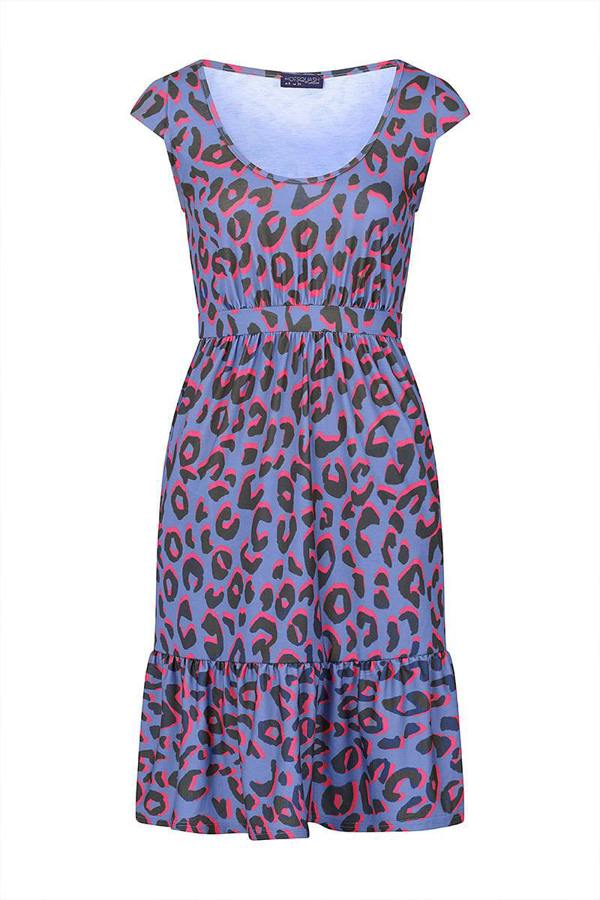 HotSquash Empire Line Knee Length Dress with capped sleeves