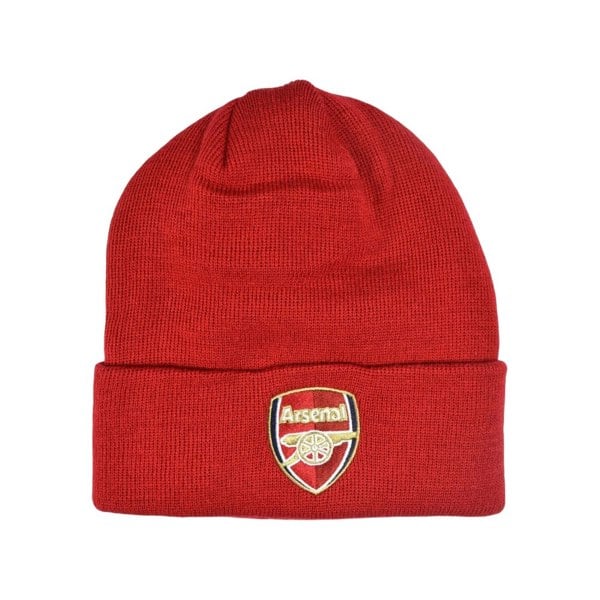 Arsenal FC Crest Beanie - Light Red