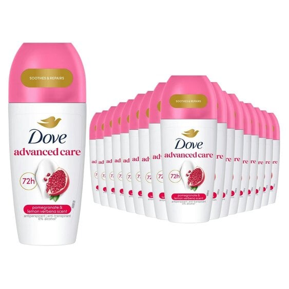 Dove Roll On Go Fresh Pomegranate 72H Lasting Women's Anti-Perspirant 50ml, 18pk
