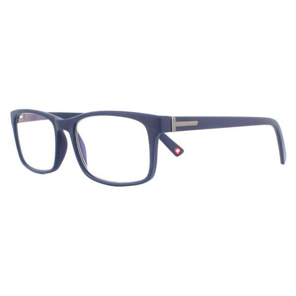 Montana Reading Glasses BLF73-B Matte Blue Blue Light Block +2.00