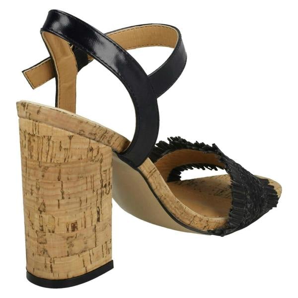 Spot On Ladies Spot On Chunky Heel Sandals