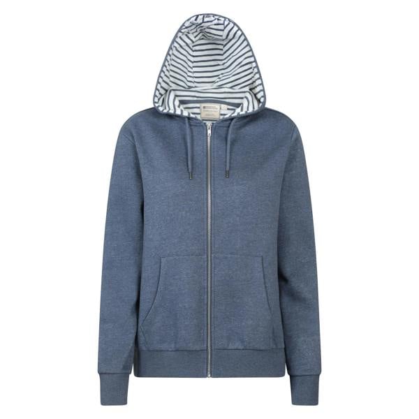 Mountain Warehouse Womens/Ladies Penzance Full Zip Hoodie - Dark Blue - 