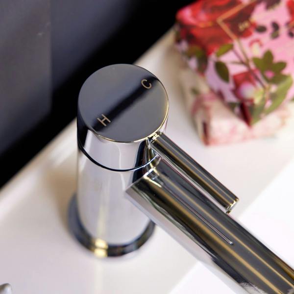 Flode Hunneberg Mono Basin Mixer Tap - Polished Chrome Finish