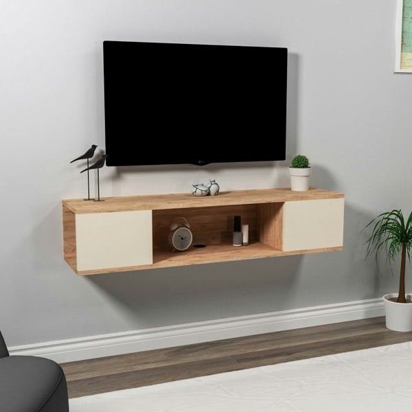 Destina Home Alfie Floating TV Stand with Shelves