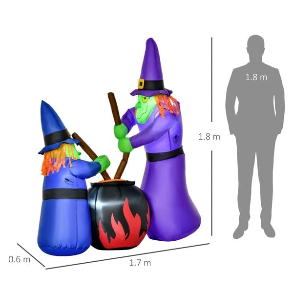 Inflatable Halloween Witch
