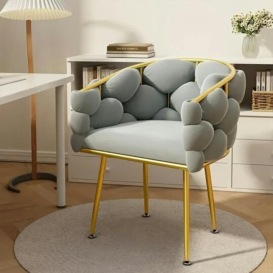 Havendro Bedroom Dressing Chair Luxury Backrest Chair Single Leisure Sofa Chair