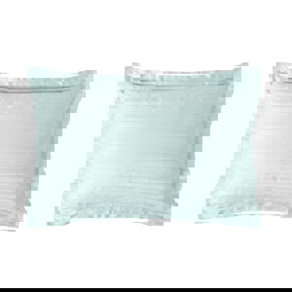 HOMESCAPES Silky 330 TC Egyptian Cotton Satin Stripe Oxford Pillowcase, Standard Size